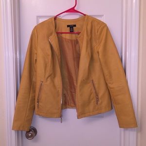 Stylish “Gold” Leather Jacket